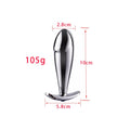 NEW Small Metal Butt Plug Dildo for Beginner Women Men Intimate Goods Strapon Anal Toys Sex Accessories Anal Beads Training 18+