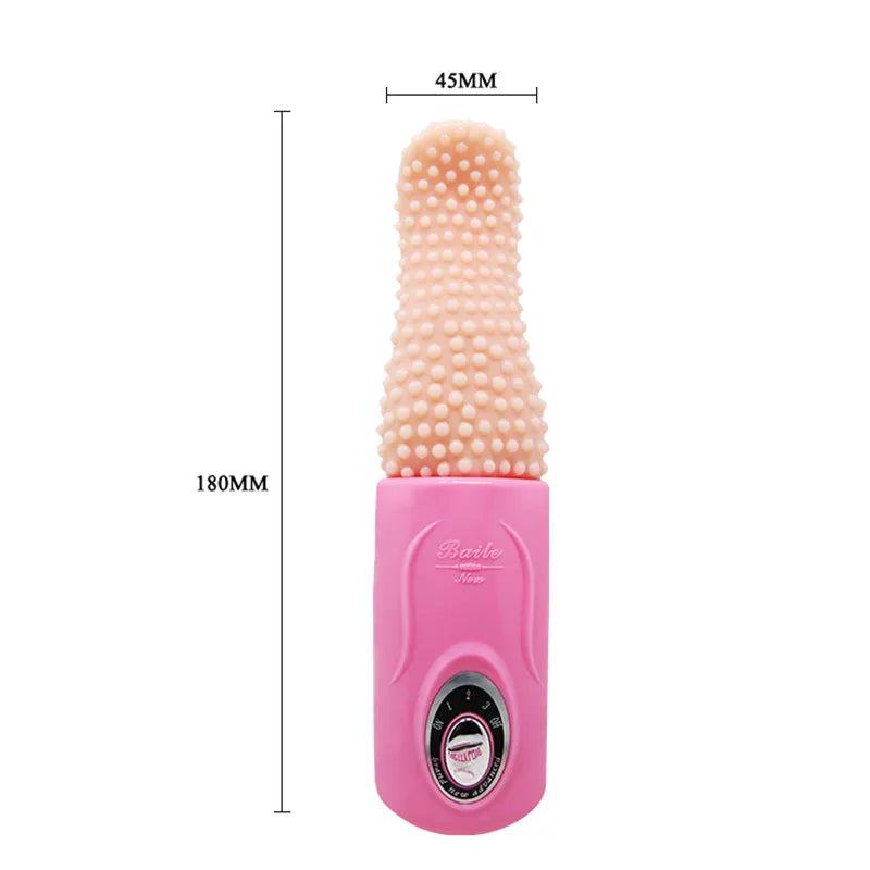 New 3 function vibrating tongue.3 speed vibrating silicone tongue vibrator