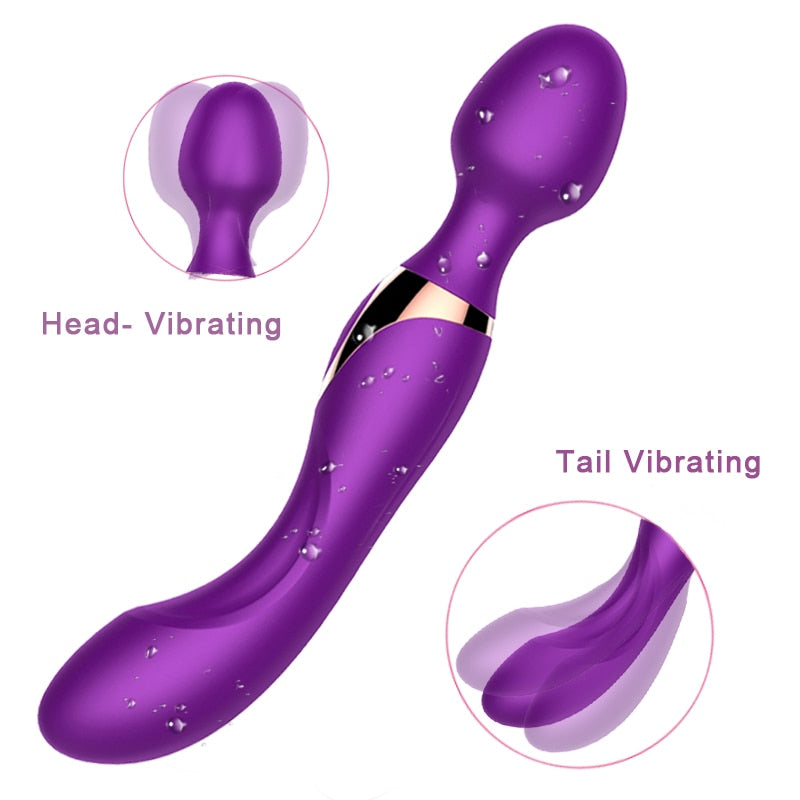 New AV Magic Wand G Spot Massager. USB Charge Big Stick Vibrators for Women Female Sexy Clit Vibrator Adult Sex Toys for Woman