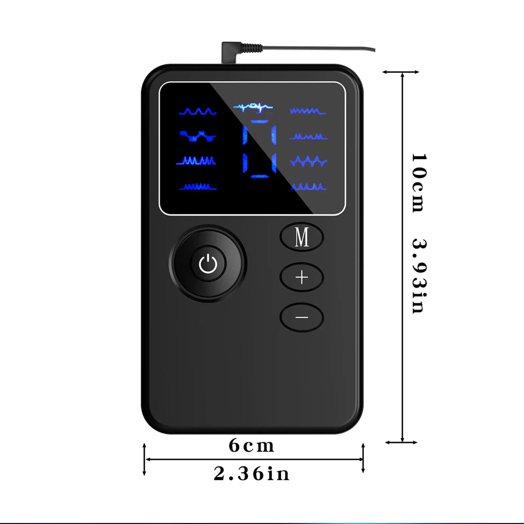 New Dual Output Electric Shock Host Electrosex Electroshock Anal Butt Plug . Electrostimulator Anal Bdsm Adult Sex Toys . E-stim