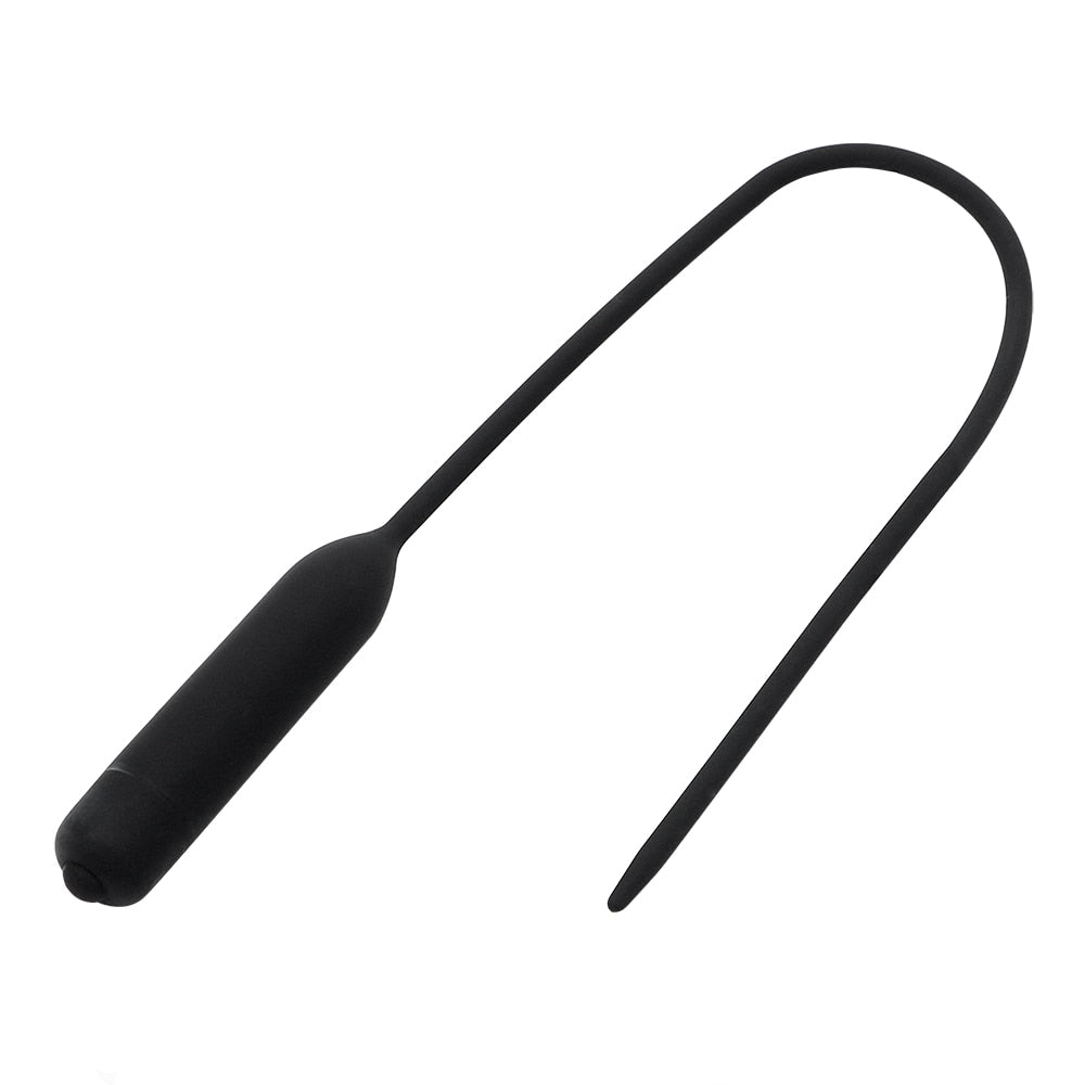 OLO Catheters Vibrator 5.5 มม. อุปกรณ์สอดท่อปัสสาวะสำหรับผู้ชาย ของเล่นทางเพศซิลิโคนขยายท่อปัสสาวะช่วยสำเร็จความใคร่