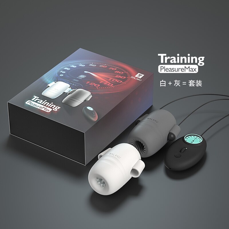 Japanese Penis Trainer Vibrator ของเล่นทางเพศซิลิโคนเครื่องฝึกอวัยวะเพศ ชะลอการหลั่ง ชาย Masturbator อวัยวะเพศชาย Vibrator