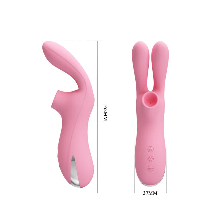 เครื่องดูดสั่น Pretty love จุกนมดูดกระตุ้นปุ่มกระสัน G-Spot 7 สปีด สำหรับผู้หญิง อุปกรณ์ทางเพศสำหรับผู้ใหญ่