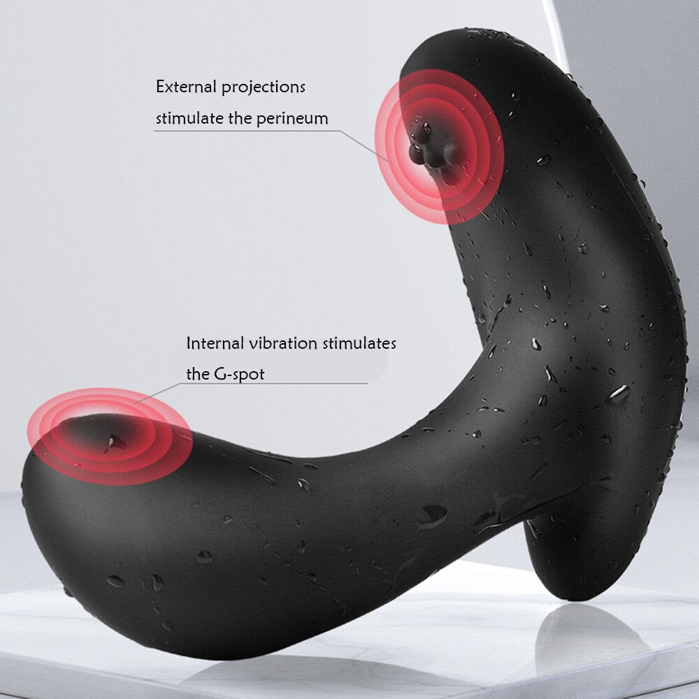 รีโมทคอนโทรลไร้สายชาย Prostate Massager Inflatable Anal เสียบ Vibrating Butt Plug Anal ขยาย Vibrator เพศของเล่นสำหรับชาย