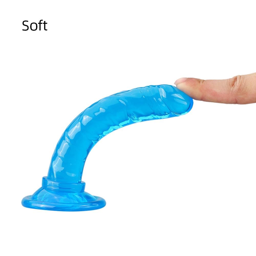 Realistic Dildo Vagina Anal Butt Plug Penis with Suction Cup No Vibrator Sex Toys for Woman Masturbation Adult Toys