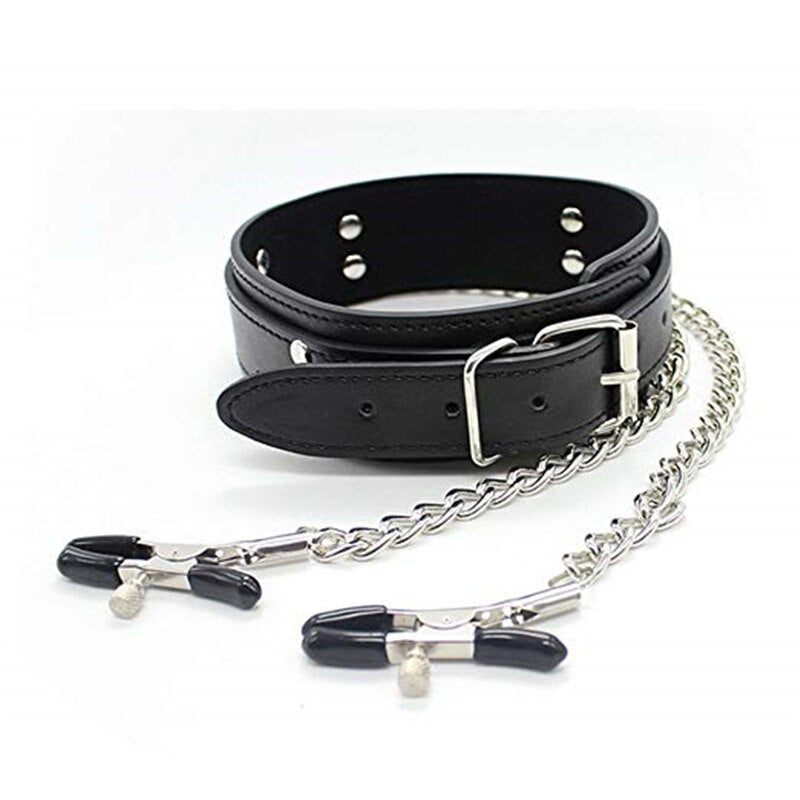 Restraint Handcuffs Neck Sex Collar Leash Bedroom Flirting BDSM Slave Sex Toys for Women Couples Games No Anal Plug Sexy Toys