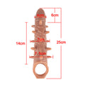 ขนาดใหญ่เครื่องขยายอวัยวะเพศชายเสื้อ Reusable ถุงยางอนามัย Delayed Ejaculation Cock แหวน Dick Enlargemen เซ็กซ์ทอยสำหรับชาย Intimate ดี