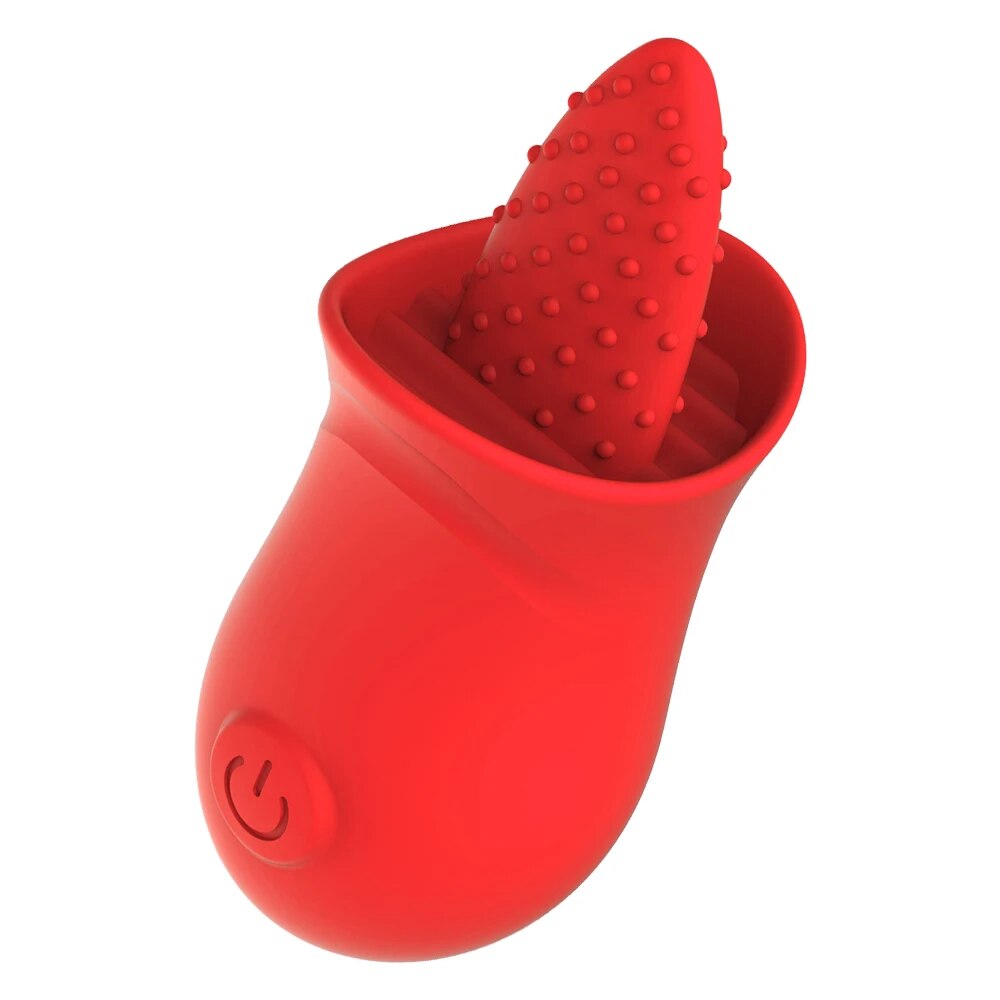 Rose Clitoris Stimulation Vibrator for Women G Spot VibrationTongue Licking Oral Vagina Nipple Massager Female Masturbator