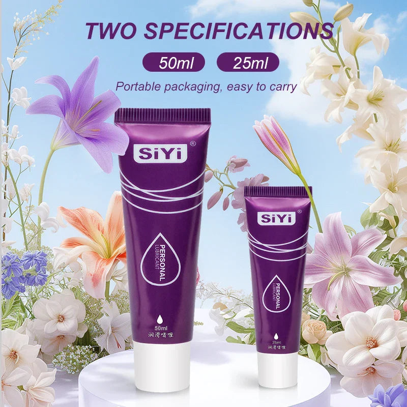 25ml/50ml Personal Lubricant Travel Size. Smooth Non-Sticky Intimate Moisturizing Jelly.  Gentle Formula Anal Lube