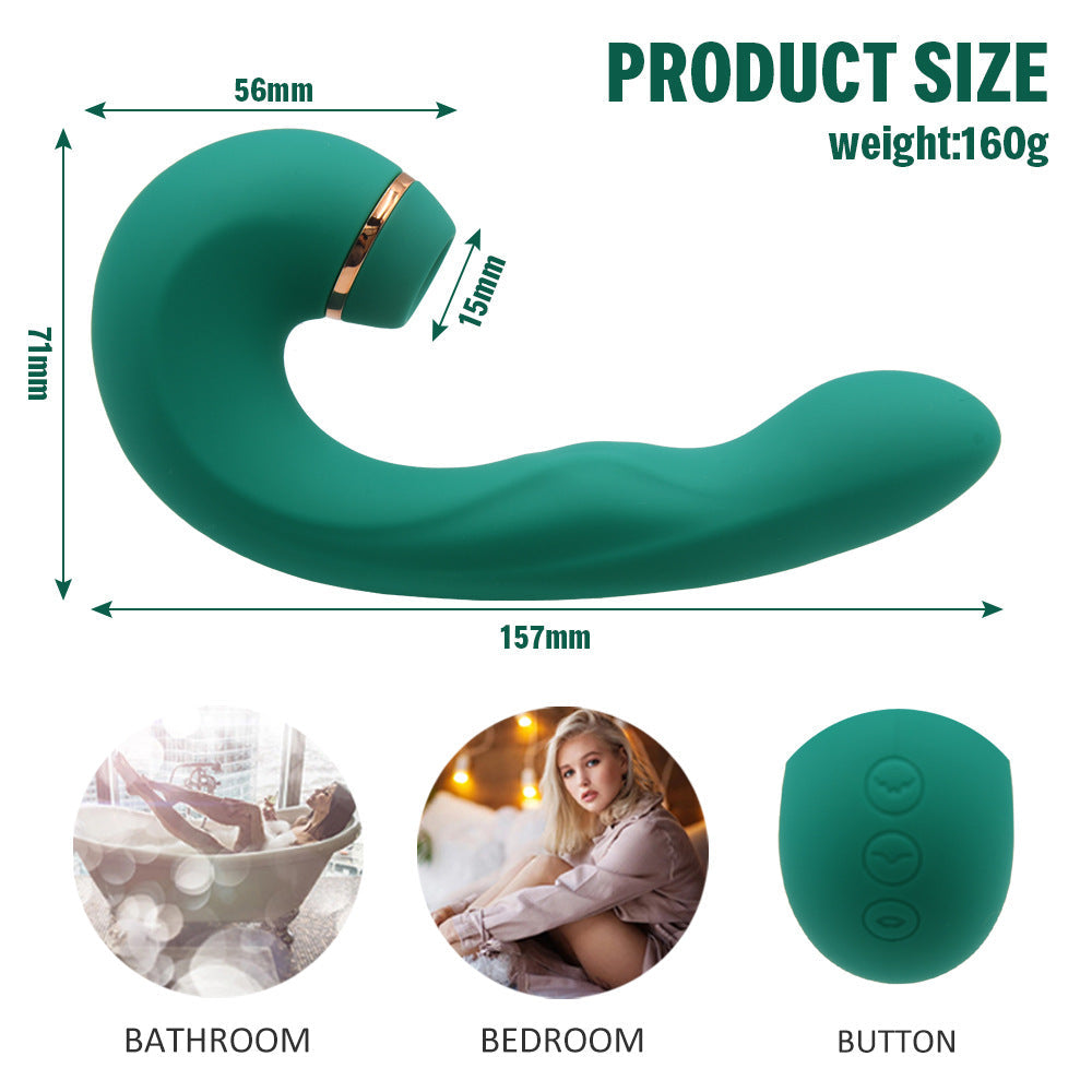 Abhoth Female Vibrator Sex Toys Sucking Vibrator 10 Frequency Vibration + Sucking G Spot Stimulation Masturbator Adult Products