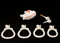 SM Silicone Puppy Male Chastity Cage Bondage Sex Toys Cb Lock Discreet Chastity Cock Cage Adults for Men's Abstinence for Gay