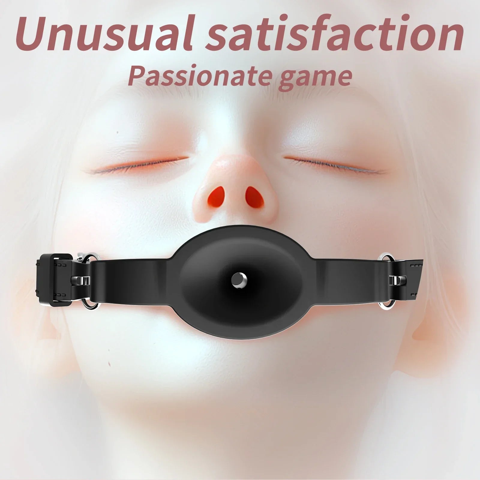 New Silicone Mouth Gags BDSM Breathable Ball Gag Adjustable Belt Mouth Adult Games Erotic Sex Toys For Couple Role Play Sexyshop