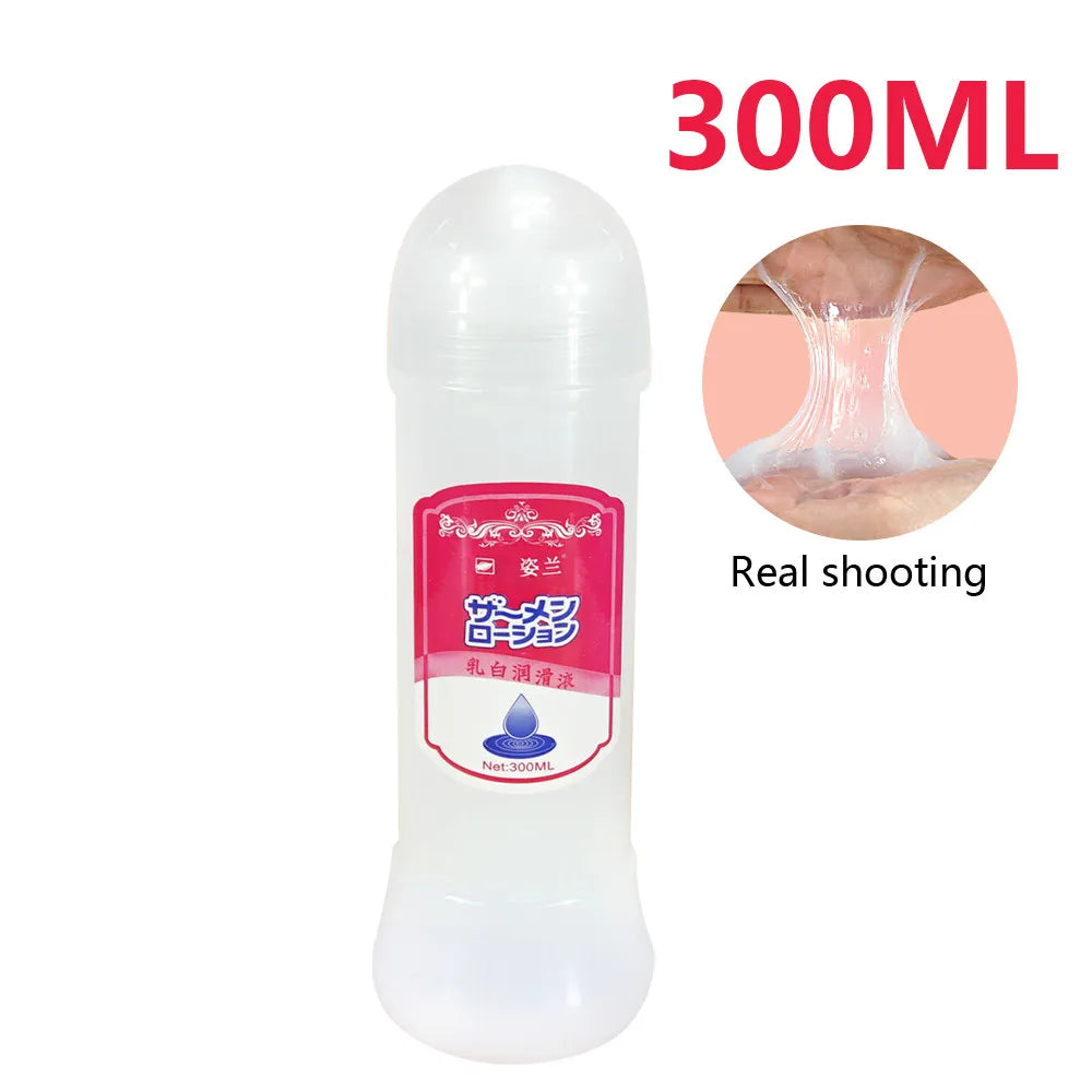 200/300/500ml Sex Viscous Lubricant.Milk-white Lubricating Oil for Vagina Anal.Water-soluble Lubricants for Adult Goods Sex Toys