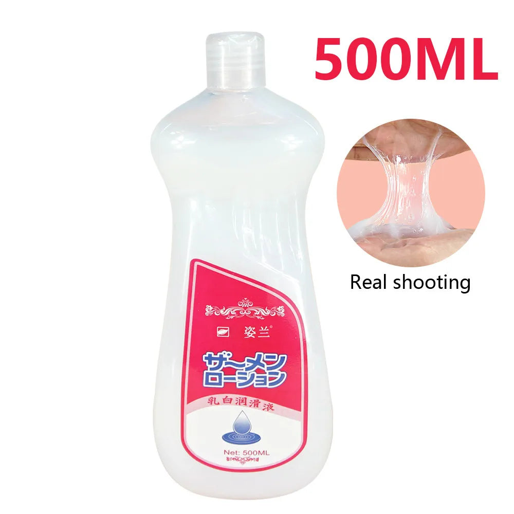200/300/500ml Sex Viscous Lubricant.Milk-white Lubricating Oil for Vagina Anal.Water-soluble Lubricants for Adult Goods Sex Toys