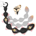 14.4 Inch Ultra-Soft Liquid Silicone Vibrating Anal Beads Butt Plug Prostate Massager Anal Sex Toys for Men Couples 18+