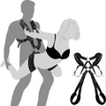 Bondage Love Slings for Couples Sex Swing Set with Adjustable Strap Adult BDSM Sex Toy Soft Plush Padding Mat Sex Restraints Toy