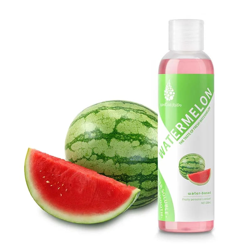 Fruit flavor Water Based Lubricant Lube Lubricants Gel Easy To Clean Products Lubricating Lotion 200ML
