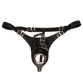 Samox Male Chastity Cage Device Penis Pants Sexy Underwear Lock Adult Erotic Leather Penis Cock Rings Sex Toys Men BDSM Products