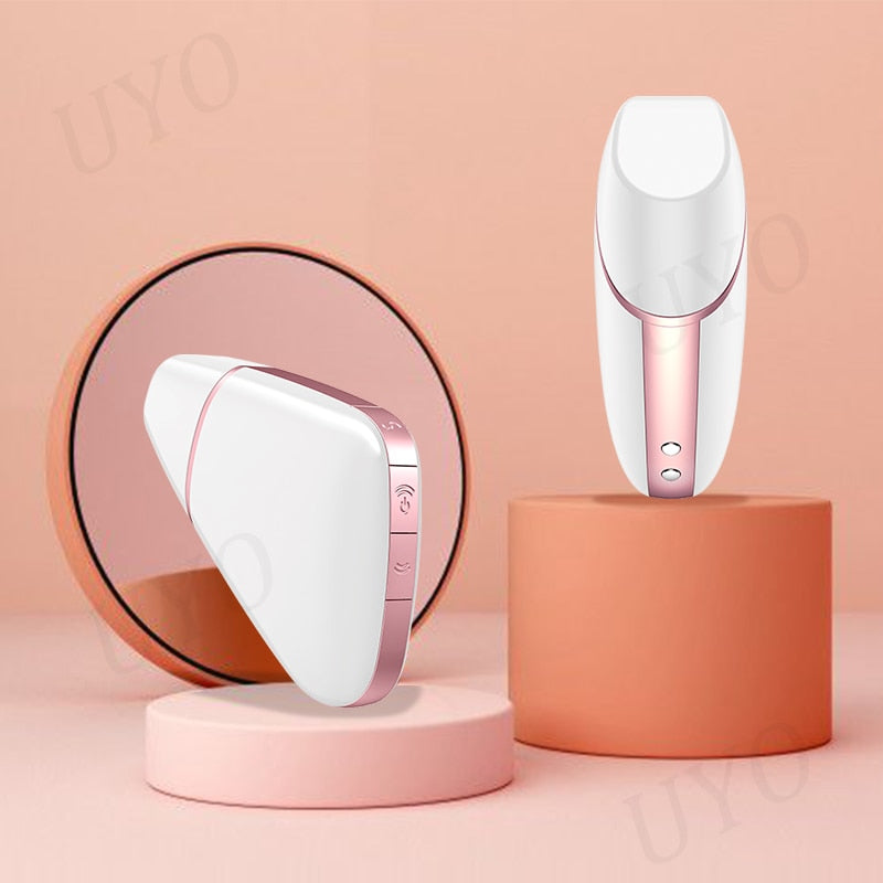 Satisfyer Love Triangle แอปพลิเคชันควบคุมเครื่องสั่นสำหรับผู้หญิงจากร้านค้าเซ็กส์ ของเล่นกระตุ้นปุ่มกระสัน เครื่องดูดหัวนม เครื่องสั่นสำหรับผู้หญิงแบบชาร์จได้