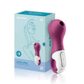 Satisfyer Lucky Libra Clitoris Stimulator ที่ชาร์จในตัว Vibrators สำหรับผู้หญิง Clitoris Sucker ซิลิโคน จับถนัดมือ Nipple Sucker ของเล่นทางเพศ