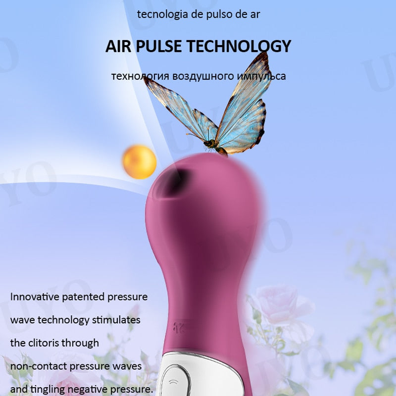 Satisfyer Lucky Libra Clitoris Stimulator ที่ชาร์จในตัว Vibrators สำหรับผู้หญิง Clitoris Sucker ซิลิโคน จับถนัดมือ Nipple Sucker ของเล่นทางเพศ