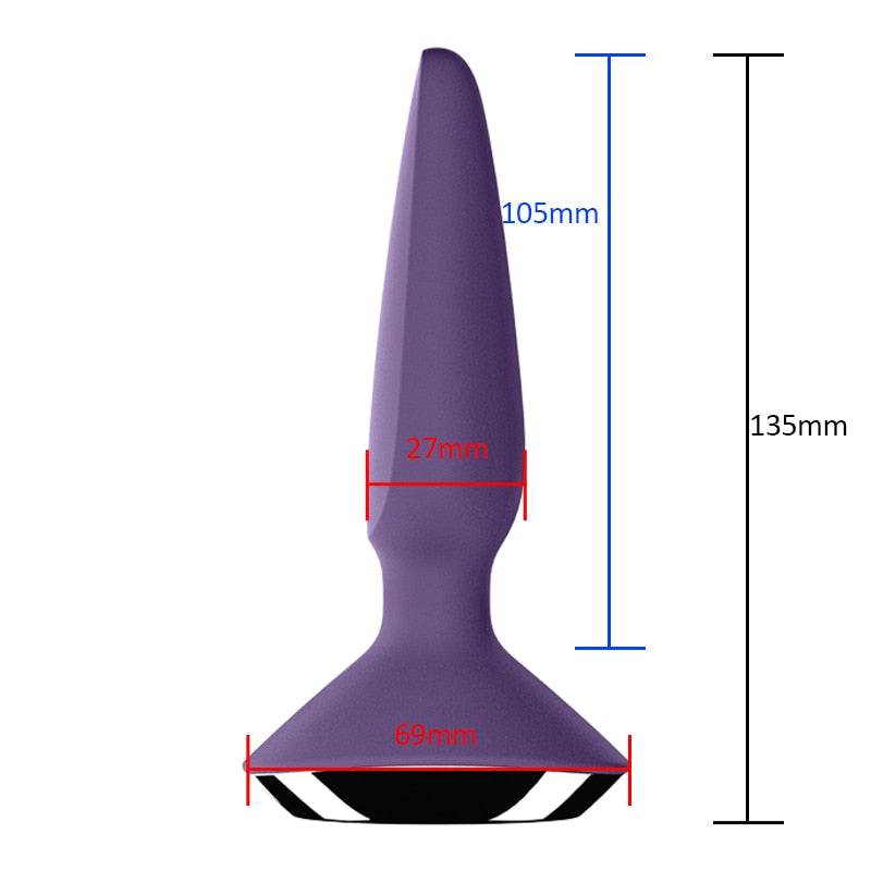 Satisfyer Plug-Ilicious 1app รีโมทคอนโทรล Anal Plug ของเล่นสำหรับชาย Vibrator ซิลิโคนวัสดุต่อมลูกหมาก Massager หญิง Anal Plug