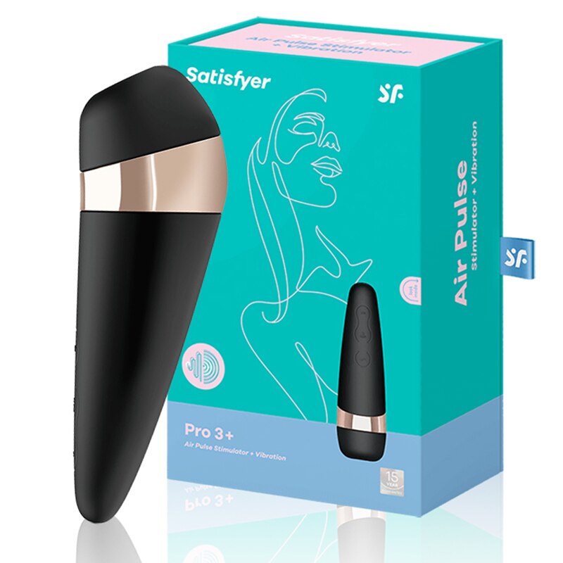 Satisfyer Pro 3 + เครื่องสั่นดูดกระตุ้นปุ่มกระสัน เครื่องดูดหัวนม ของเล่นสำหรับผู้ใหญ่เพศหญิง เครื่องสั่นดูดปุ่มกระสัน