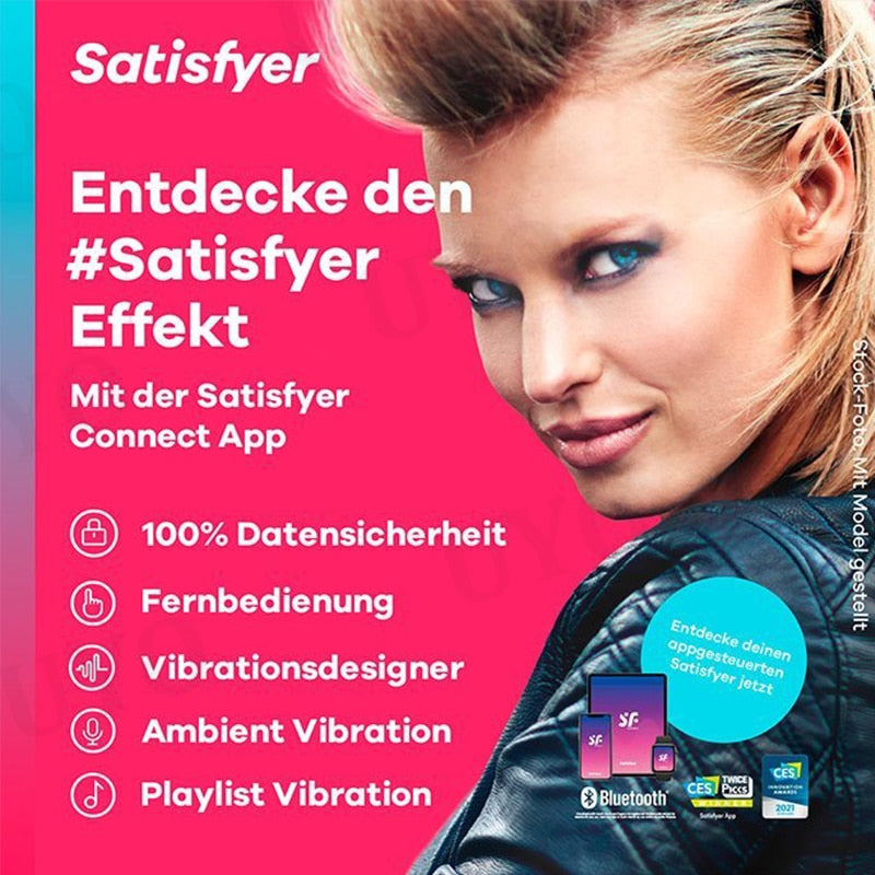 Satisfyer Top Secret + เครื่องสั่นซิลิโคนแบบสวม รีโมตแอปควบคุมสำหรับผู้หญิง เครื่องสั่นรูปตัว G เครื่องกระตุ้นคลิทอริส และปลั๊กเสียบทางทวารหนัก