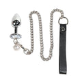 BDSM Bondage Gear Collar Leash Butt Plug Set SM Slave Butt Plug with Ring Bell Chain Slave Leashes Adult Couple Porn Games Kits