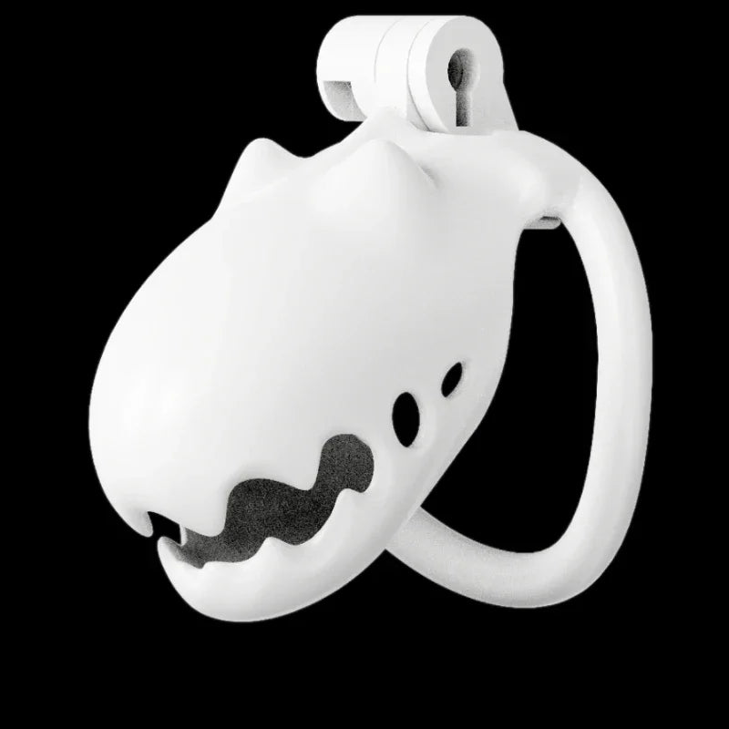 Furry Cute Male Chastity Cage CB Lock SM Flirting Adult Toy Bondage Device for Gay Erotic Urethral Lock with 4Ring Wrapped Penis