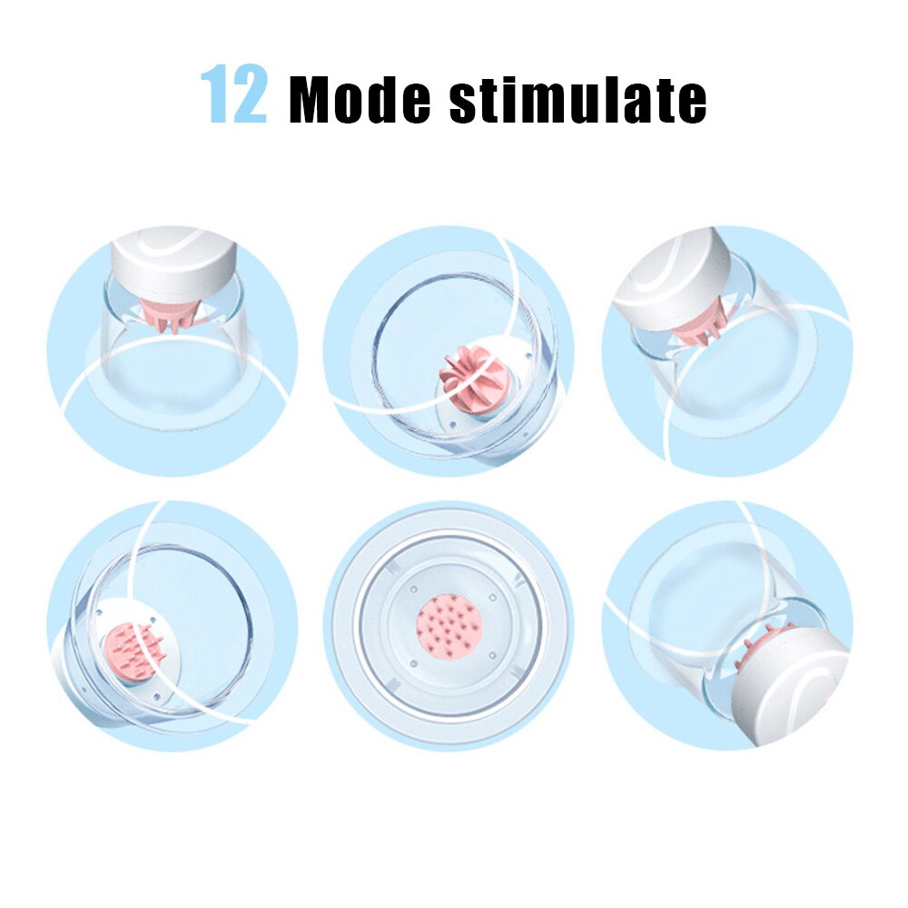 Sex Toys for Women Bra Massager Rotate Stimulation Breast Pump Breast Enlargement Vibrator Licking Nipple Sucker Sex Shop