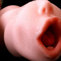 SexToys ชาย Masturbator คัพ Realistic ช่องคลอดประดิษฐ์ซิลิโคนพ็อกเก็ตหีลึกลิ้นดูดของเล่นสำหรับผู้ใหญ่สำหรับผู้ใหญ่
