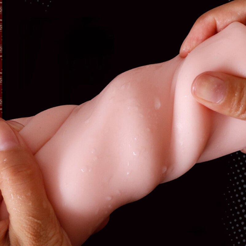 SexToys ชาย Masturbator คัพ Realistic ช่องคลอดประดิษฐ์ซิลิโคนพ็อกเก็ตหีลึกลิ้นดูดของเล่นสำหรับผู้ใหญ่สำหรับผู้ใหญ่