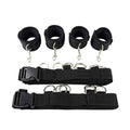 Sexy Hot Erotic Slave Adult Games Straps Restraints To The Bed Sex Toys for Women Handscuff Neck &amp; Ankle Cuffs BDSM Bondage Set