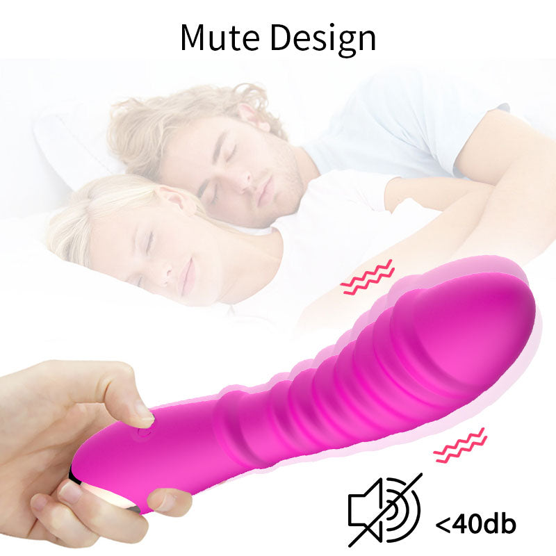 เครื่องสั่นซิลิโคนรูปตัว G กันน้ำ 20 ระดับ สำหรับผู้หญิง เครื่องนวดคลิตอริส อุปกรณ์สำเร็จความใคร่สำหรับผู้หญิง ของเล่นทางเพศสำหรับผู้หญิง