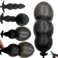 Silicone Inflated Super Big Anal Plug Dildo 13cm Huge Anal Dilator Prostate Massage Anus Extender G Spot Stimulator Sex Toys