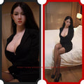 หุ่นเซ็กส์ซิลิโคนญี่ปุ่นขนาด 160 ซม. หุ่นเซ็กซี่เหมือนจริงสำหรับผู้ชาย หุ่นรักผู้ใหญ่สมจริง รูปทรงหน้าอก ช่องคลอด ช่องปาก ทวารหนัก