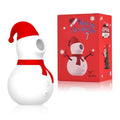 Snowman Clit Sucker Vibrator เซ็กซ์ทอยสำหรับผู้หญิงผู้ใหญ่18หัวนมคริสต์มาสหญิง Clitoris สูญญากาศกระตุ้นอมควย Oral