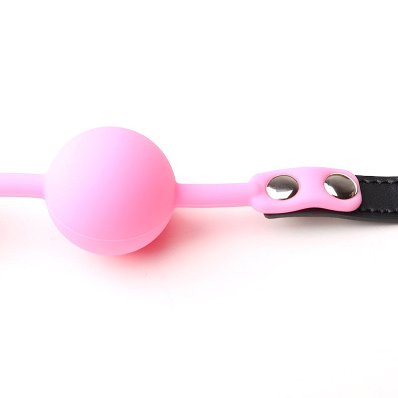 Soft Silicone Oral Gag Ball Whip BDSM Bondage Gear Slave Fetish Open Mouth Breathable Exotic Sex Toys for Couples Women Cosplay