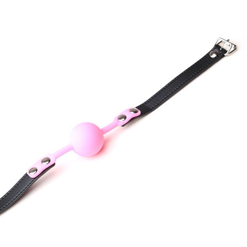 Soft Silicone Oral Gag Ball Whip BDSM Bondage Gear Slave Fetish Open Mouth Breathable Exotic Sex Toys for Couples Women Cosplay