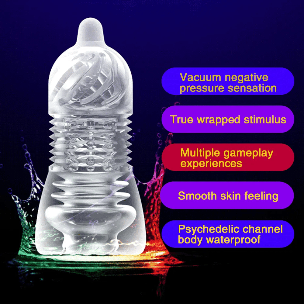 สำเร็จความใคร่ Soft Stick สำหรับผู้ใหญ่ของเล่นสำหรับชายอวัยวะเพศชายปั๊มนวดซิลิโคน Delay Lasting เทรนเนอร์ที่สมจริงช่องคลอดช่องคลอด Masturbator ถ้วย