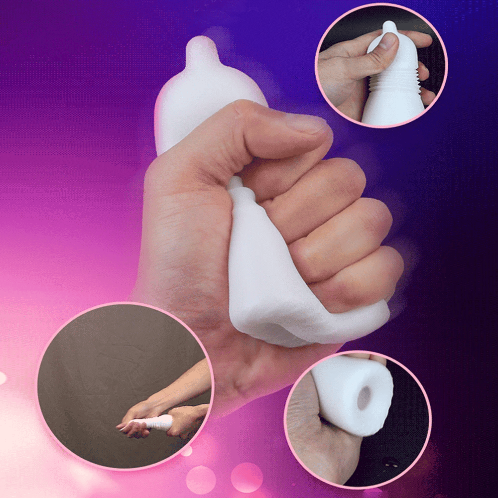 สำเร็จความใคร่ Soft Stick สำหรับผู้ใหญ่ของเล่นสำหรับชายอวัยวะเพศชายปั๊มนวดซิลิโคน Delay Lasting เทรนเนอร์ที่สมจริงช่องคลอดช่องคลอด Masturbator ถ้วย