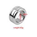 Stainless Steel Cock Ring Metal Penis Bondage Lock Restraint Ring Male Time Delay Ejaculation Penis Ring BDSM Sex Toy for Men