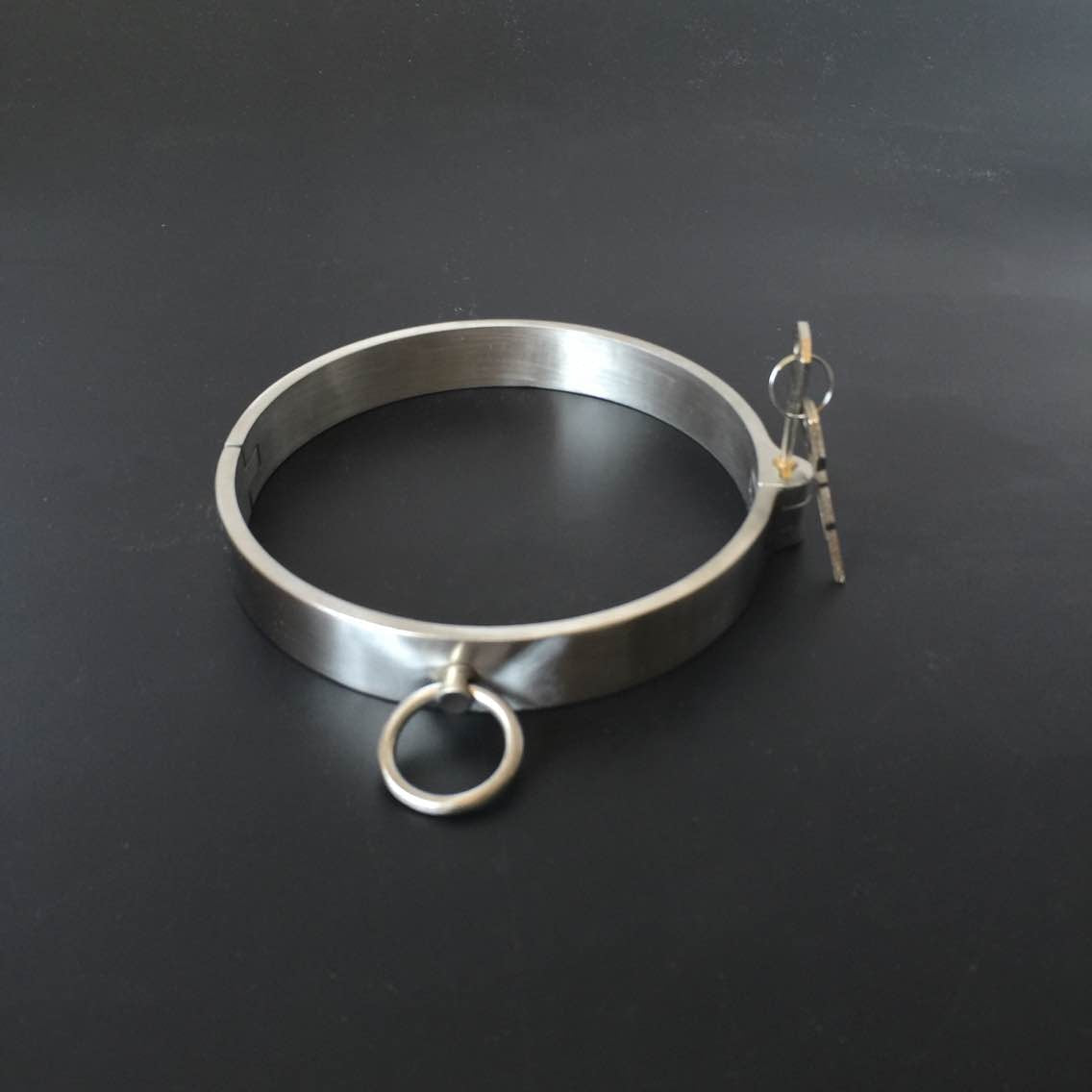 Stainless Steel Slave Flirt Wrist Handcuffs Ankle Cuffs Neck Collar Chain BDSM Shackle Bondage Invisiable Lock Fetish Sex Toys