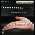 Super Large Pearl Anal Plugs Long Anal Beads Butt Plug Vaginal Balls Sex Toys for Women Men Handheld Anus Masturbator Expander