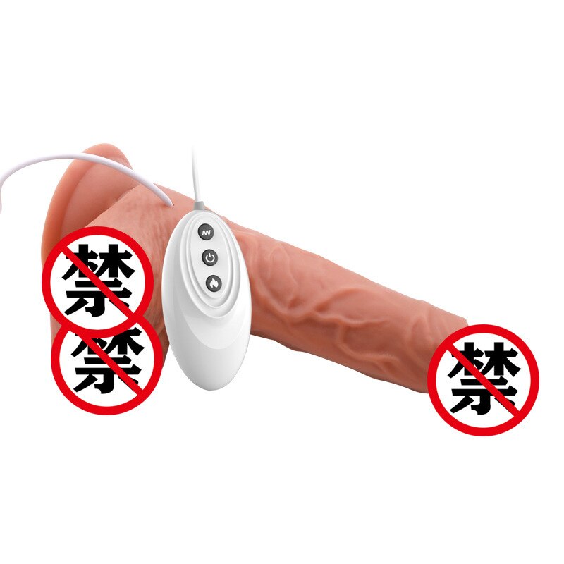 Telescopic ความร้อน Dildo Vibrator G-Spot นวดขนาดใหญ่สมจริง Penis เร้าอารมณ์ Anal เซ็กซ์ทอยสำหรับผู้หญิงผลิตภัณฑ์สำหรับผู้ใหญ่