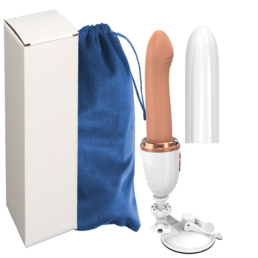 เครื่อง Telescopic Dildo Vibrator และอัตโนมัติขึ้นลง Massager G Spot Thrusting Retractable ช่องคลอดของเล่นหญิงการสำเร็จความใคร่