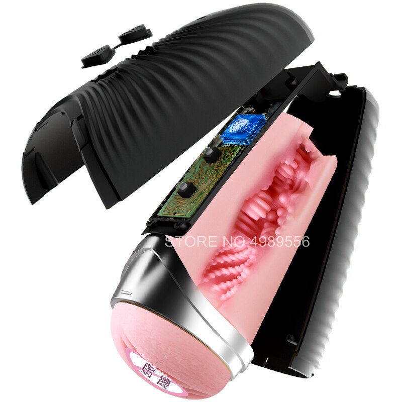 Automatic Telescopic Rotating Masturbator for Men Vagina Sucking Pocket Pussy Adult Product