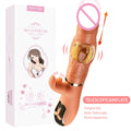 มือถือ Thrusting Dildo Vibrator สำหรับผู้หญิง Clit เลียของเล่นผู้ใหญ่เครื่องช่องคลอดช่องคลอดเครื่องมือหญิง Masturbator