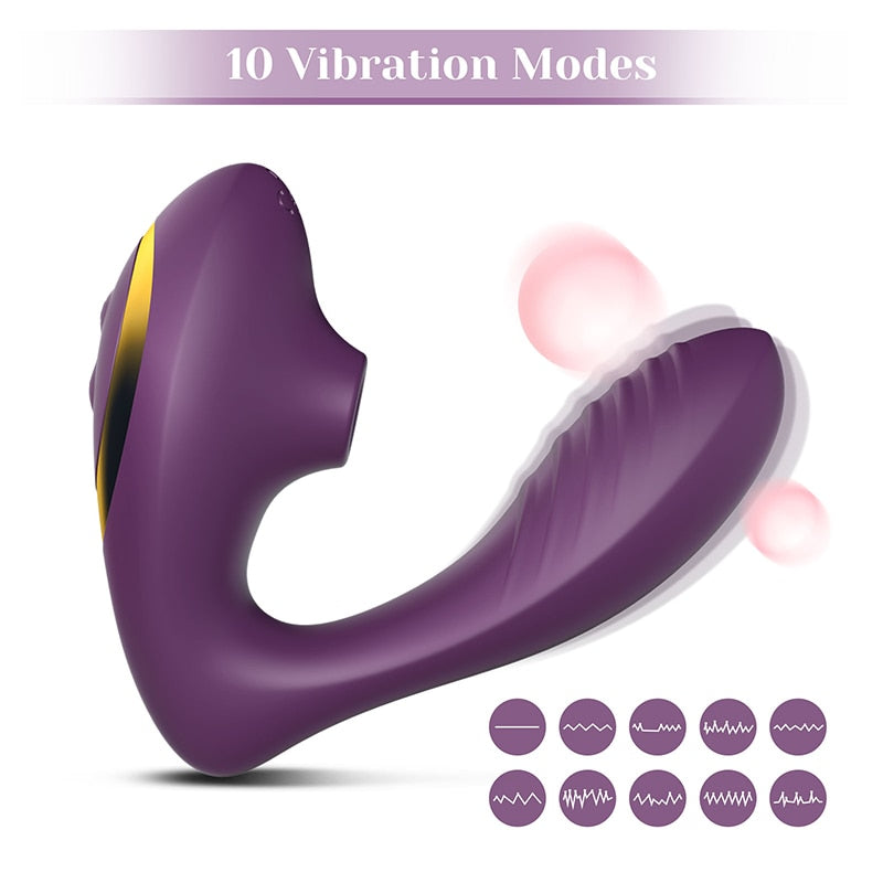 Tracy's Dog New Pro 2 Clitori Sucking Vibrator with Remote Control Function Purple and Pink Optional Female Vibrator Sex Toy
